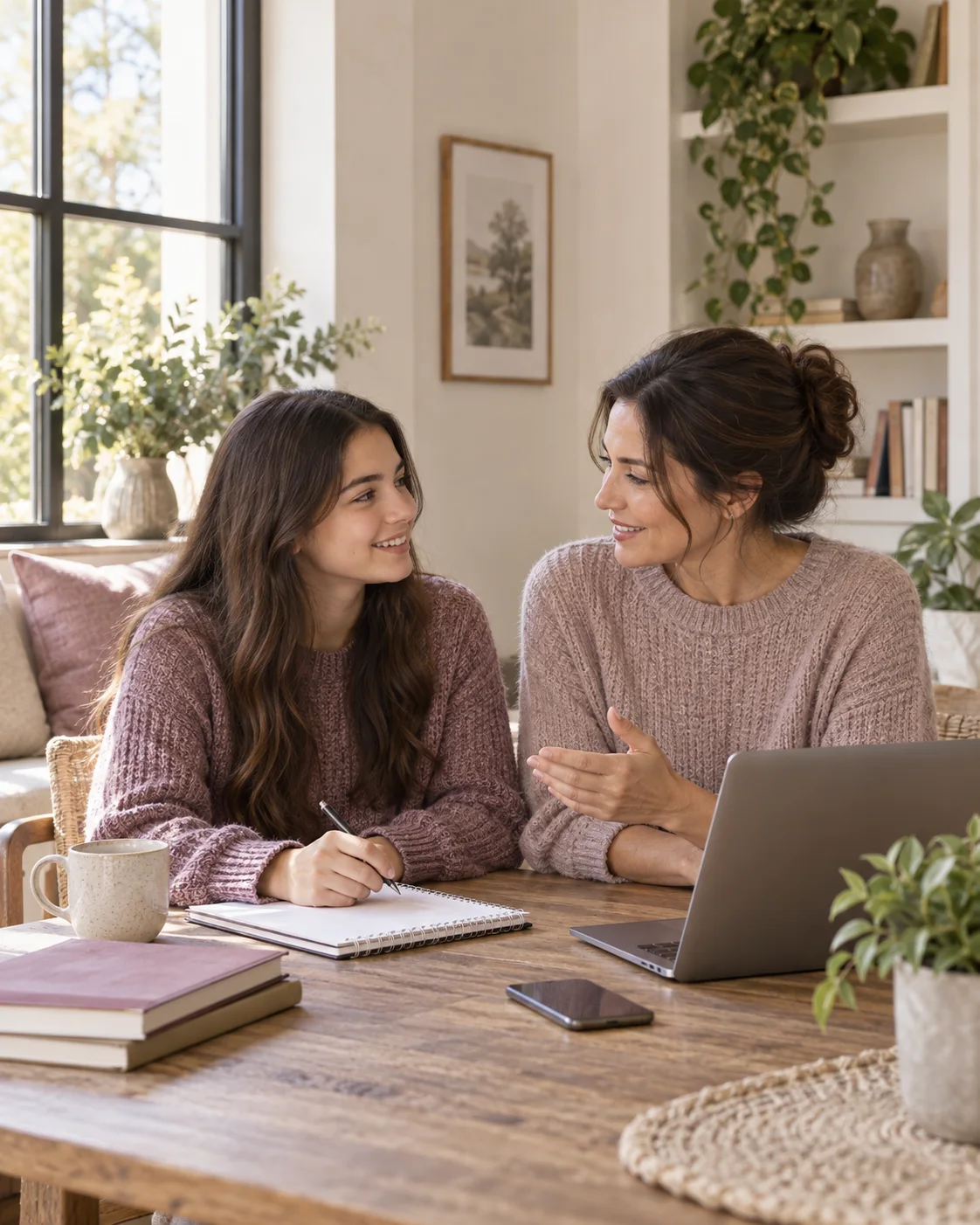 مشهد توضيحي أصلي حول الحياة الأسرية والحماية المستقبلية